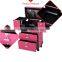 2015 Hot Recommend Pink Pvc Rolling Nail Polish Package Case