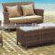 Outdoor rattan sofa furniture modern round sofa