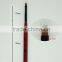 Mini red wooden handle nylon hair nail art painting brush BW-312 flat