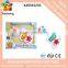 Hot selling interesting gift lovely plastic infant rattle ball baby toys