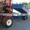 CE Hydraulic Tractor Dump Trailers with 4wheels/Farm Equipment tipper trailer with motor pump suit tractor atv utv