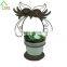 Vintage Style Hanging Metal Planters in Fish Style