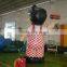 SUNJOY 2016 hot-selling inflatable cartoon characters advertisement cartoon for restaurant