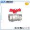 ART.1010 Full Port 3/4" BSP female Thread Turn to 3/4" BSP male Thread Brass Ball Valve with lever handle for water gas oil air