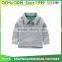 Wholesale new fashion baby boys pure cotton long sleeves childrens blank polo shirt