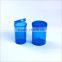 Red Green Blue Plastic Pop Top Vials