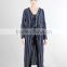 F5W20274 Women Long Casual Dress Summer Coat Fashion Design