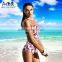 Balneaire New Arrival Girls Sexy Digital Print One Piece Swimsuit