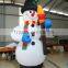 Giant Inflatable Snowman with Broom for Festival Decoration