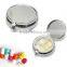 Portable metal pill box / Pill Storage Case / travel pill box