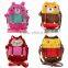 Mix design wholesale plush cute cartoon kids school bag cartoon kids bag