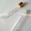 10ml tubular glass roll on perfume bottle with glass roller ball for cosmetic glass bottle