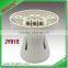 lamp holder screw type white color straight e27 lamp holder