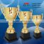 High-quality metal crafts gifts silver and gold plated high-end metal gold sport trophy cup