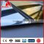 4mm PE coated silver/gloden Mirror aluminium composite panel/acp