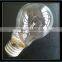A55 E27 220V Clear bulb 100w 75w