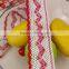 6cm Red-white High Quality Modern Design Ribbon Cotton Lace Trim C600407