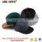 custom 5 panel hat with leather patch