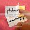 Die cut gum paper sticker