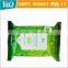 Non-woven Spunlace / Thermal Bonded / Hydrophilic Spunbond 10pcs Daily Custom Cleaning Wet Wipes