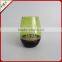 Promotional or Daily Use for Barware Stemless Green Flat Bottomed Whisky Cup with Pattern
