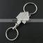 Custom House Shape Pull Apart Metal Keychains