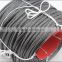 8mm x 30meters grey color synthetic winch rope with hook & hawse fairlead