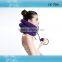 Factory price three layers full flannel inflatable cervical collar adjustable neck brace for neck support