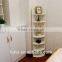 DIY modern display shelf white wood cube shelf diy