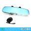 4.3'' auto rearview mirror DVR with Dual cameras , 170 degree XY-9045