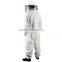 high quality beekeeper suit for sale, cotton polyester white bee suit