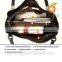 Terse stylish style multi pocket real leather handbag
