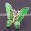 Young lady favorite Drip process alloy varied smart butterfly rings