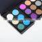 Private label 15 colors eyeshadow makeup palette