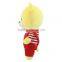 orange super soft cute customized plush bear toys