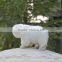 furry animated lifelike garden planter plastic toy black bears