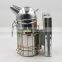 Hot Popular honey bee smoker with corium bellow smoker for beekeeping wholesale