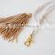 White Rope Dog Leash - White / Gold - Pet Lead Gatsby