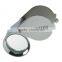 2016 New Design 30X 21mm Silver Colored Diamond Loupe Handheld Jewelry Magnifier