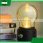children plastic antique mini bulb shape usb charge led night lamp light