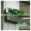 Golden color Self-Watering Vertical Plastic Flower pot Garden Green Wall Planter