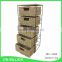 5 drawer storage unit seagrass storage drawer
