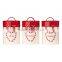 Red Cream colorful kitchen canister set