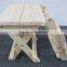 heavy-duty space-saving dining table and chairs