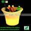 mood garden champagne pot/ out door plastic storage container/LED ice bucket/color chaning outdoor planter