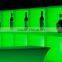 Led bar furniture/ led cube plastic cube shelves/led cubic tank