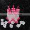 Hotsale Customized LOGO Flower Shape Plastic Popsicle Mold
