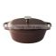 Enamel cast iron cookware set