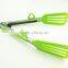 35079 Slotted Nylon Kitchen Tongs BBQ Cooking Food salad Tongs with holder stand