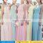 Bride maid of honor dress Multi-wear infinity convertible chiffon long bridesmaid dresses 2017 for adult women